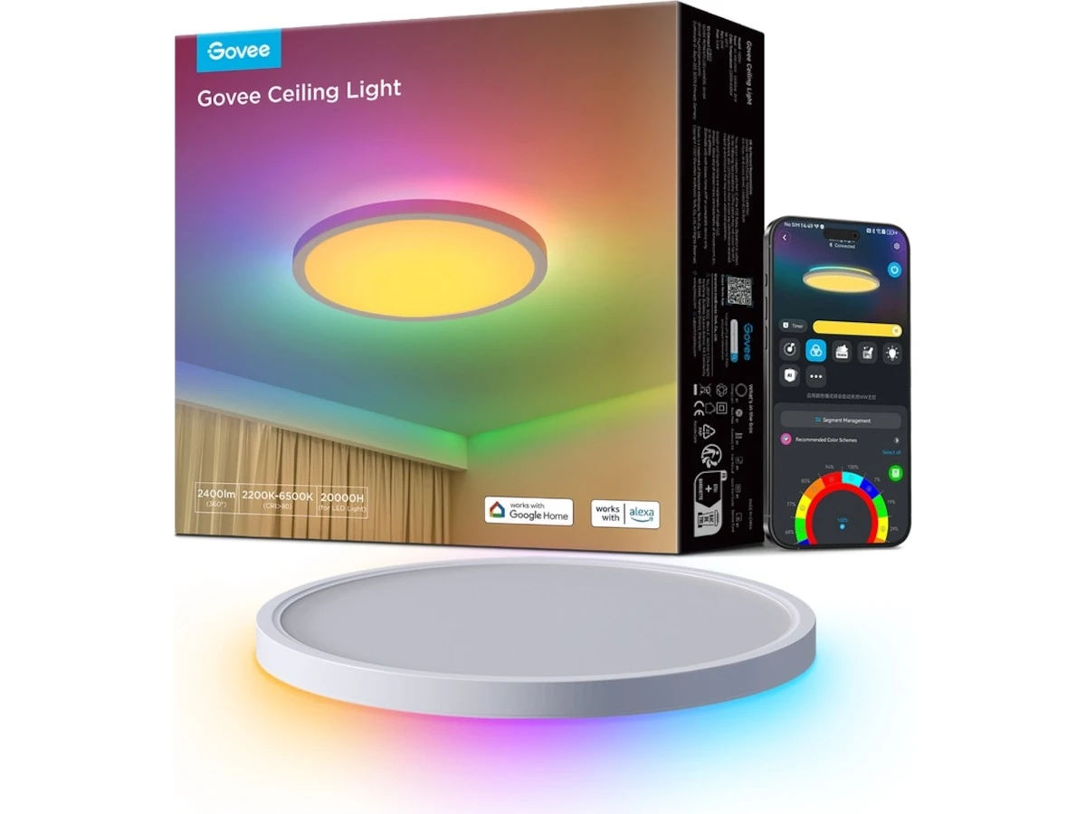 Govee Rund Smart Taklampe, 30cm