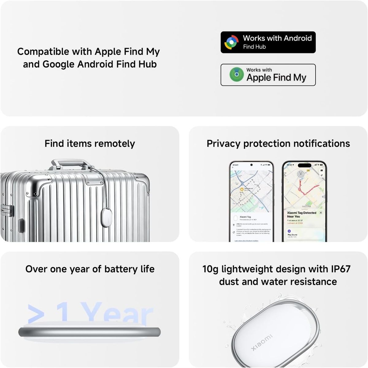 Xiaomi Smart Tag, 4-pack