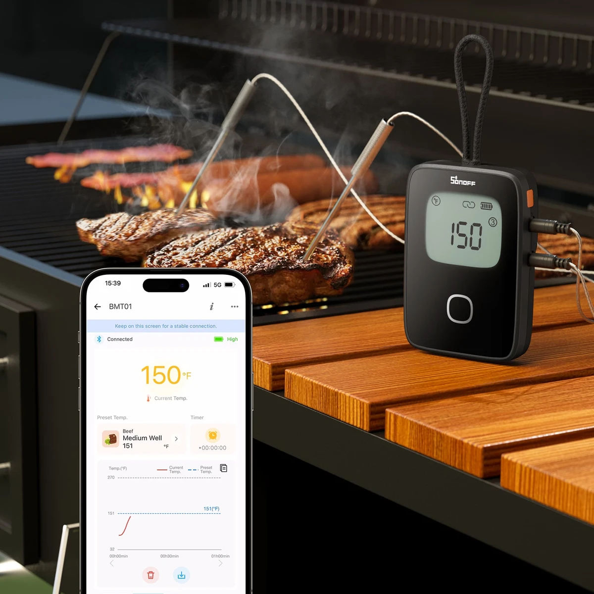 Sonoff smart grilltermometer – BMT01