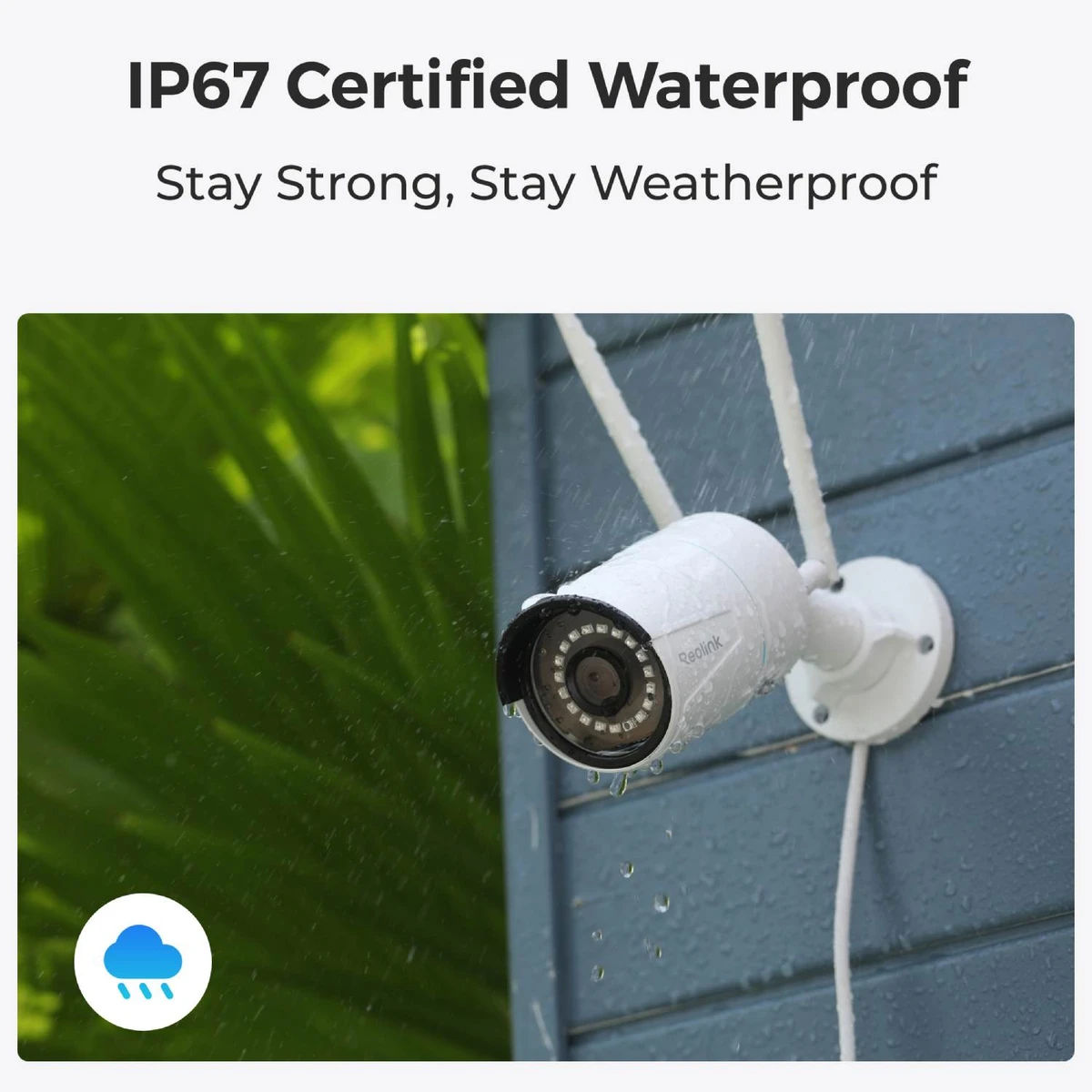 Reolink RLC-510WA W320 5MP Utendørs WiFi kamera - Hvit