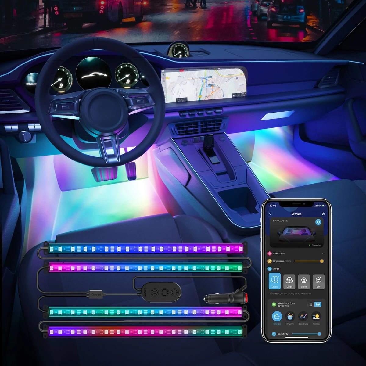 Govee RGBIC Interior Car Lights