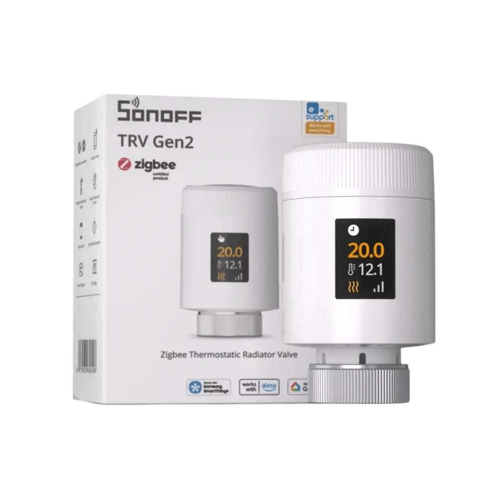 Sonoff radiatortermostat, Gen 2, Zigbee - TRV-ZBT