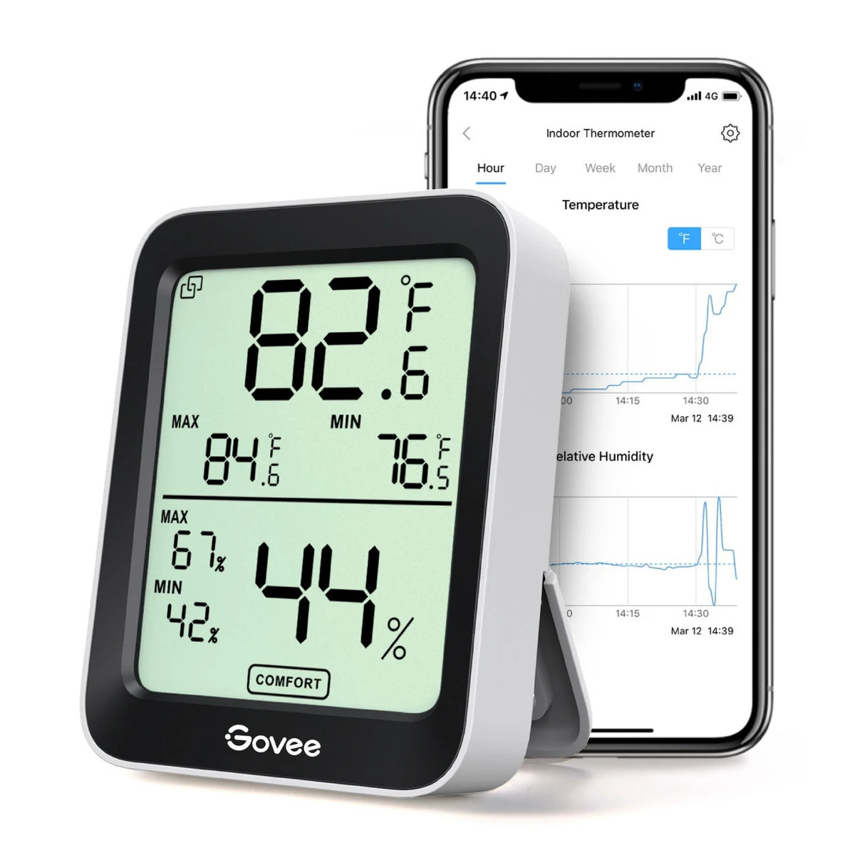 Govee Bluetooth Thermometer Hygrometer med skjerm