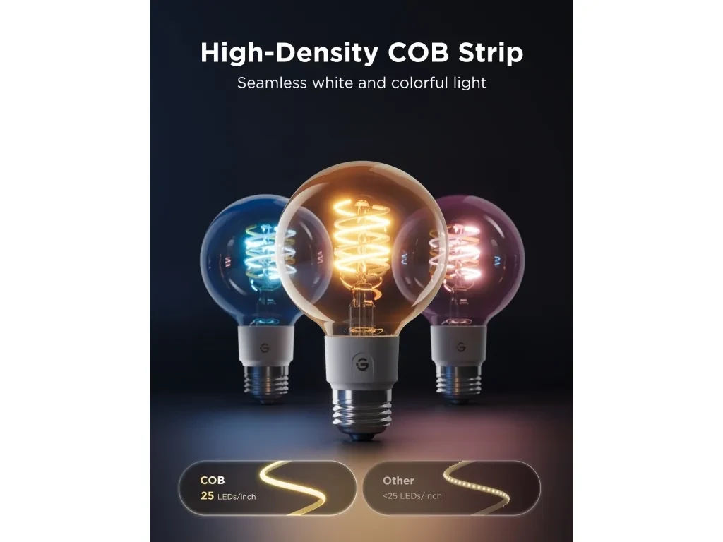 Govee Smart Edison Bulb E27 G80 500 lm