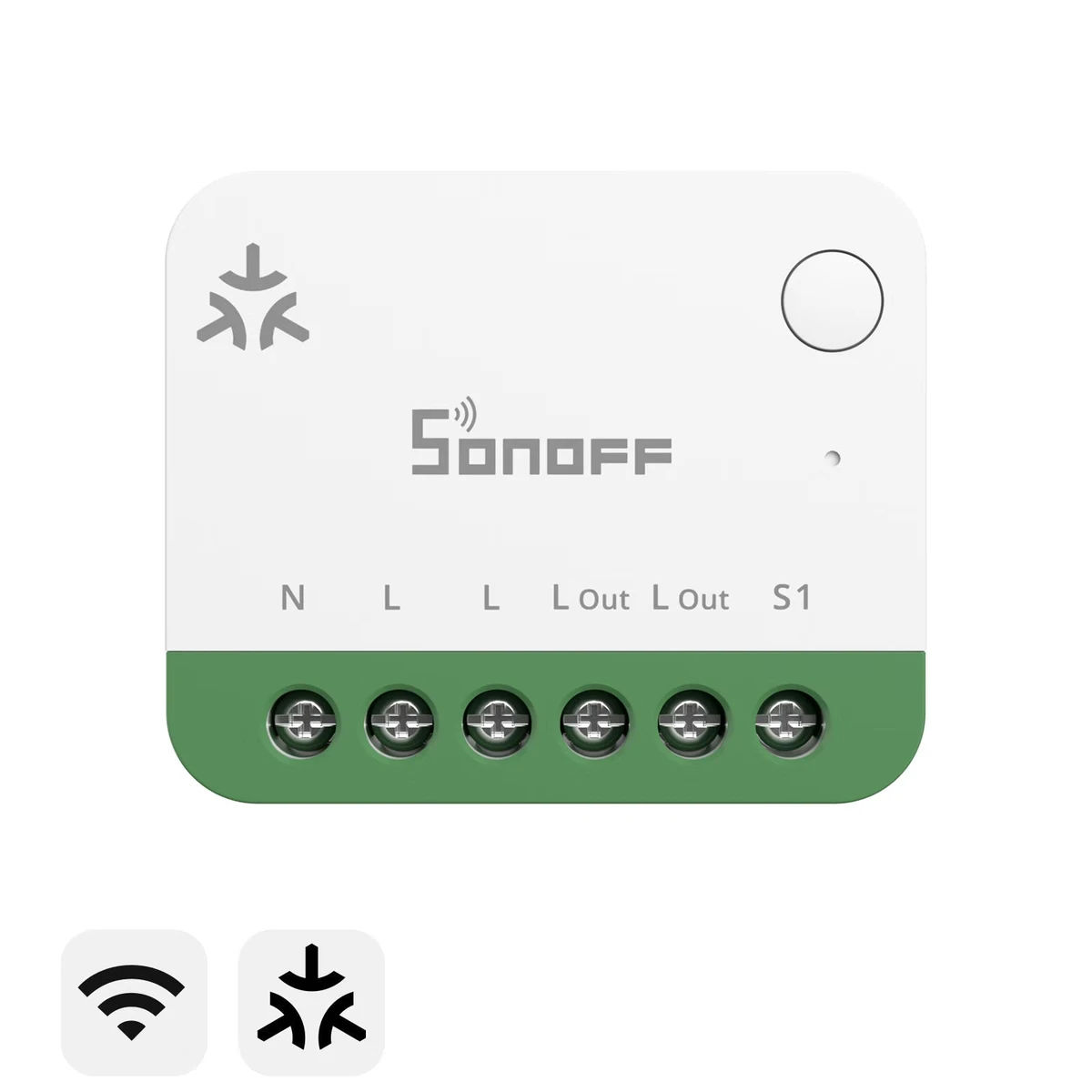 SONOFF MINI-1GSP 16A Matter/WiFi  Smartrele med forbruksmåler
