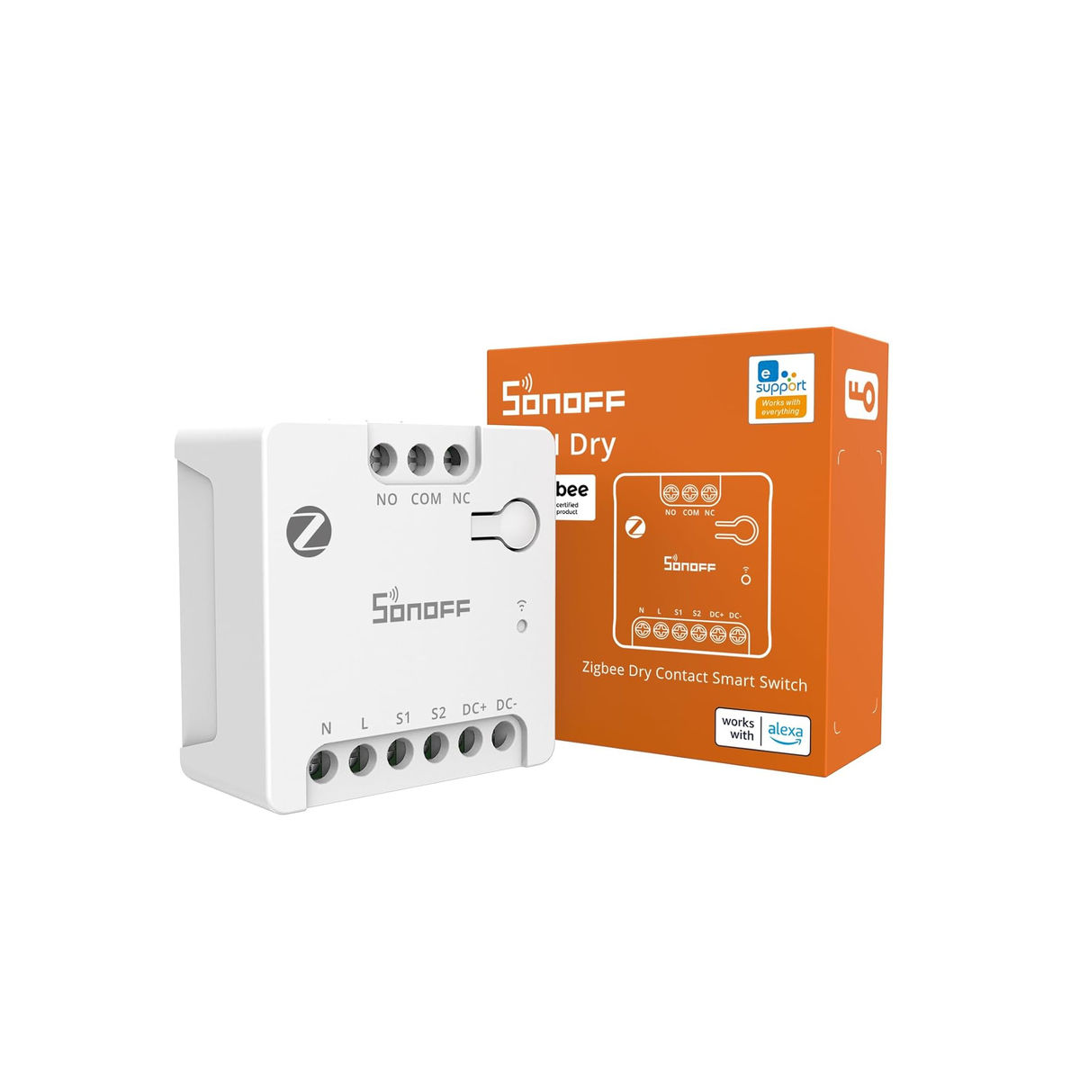Sonoff potensialfritt smartrelé, Zigbee – MINI-ZBD